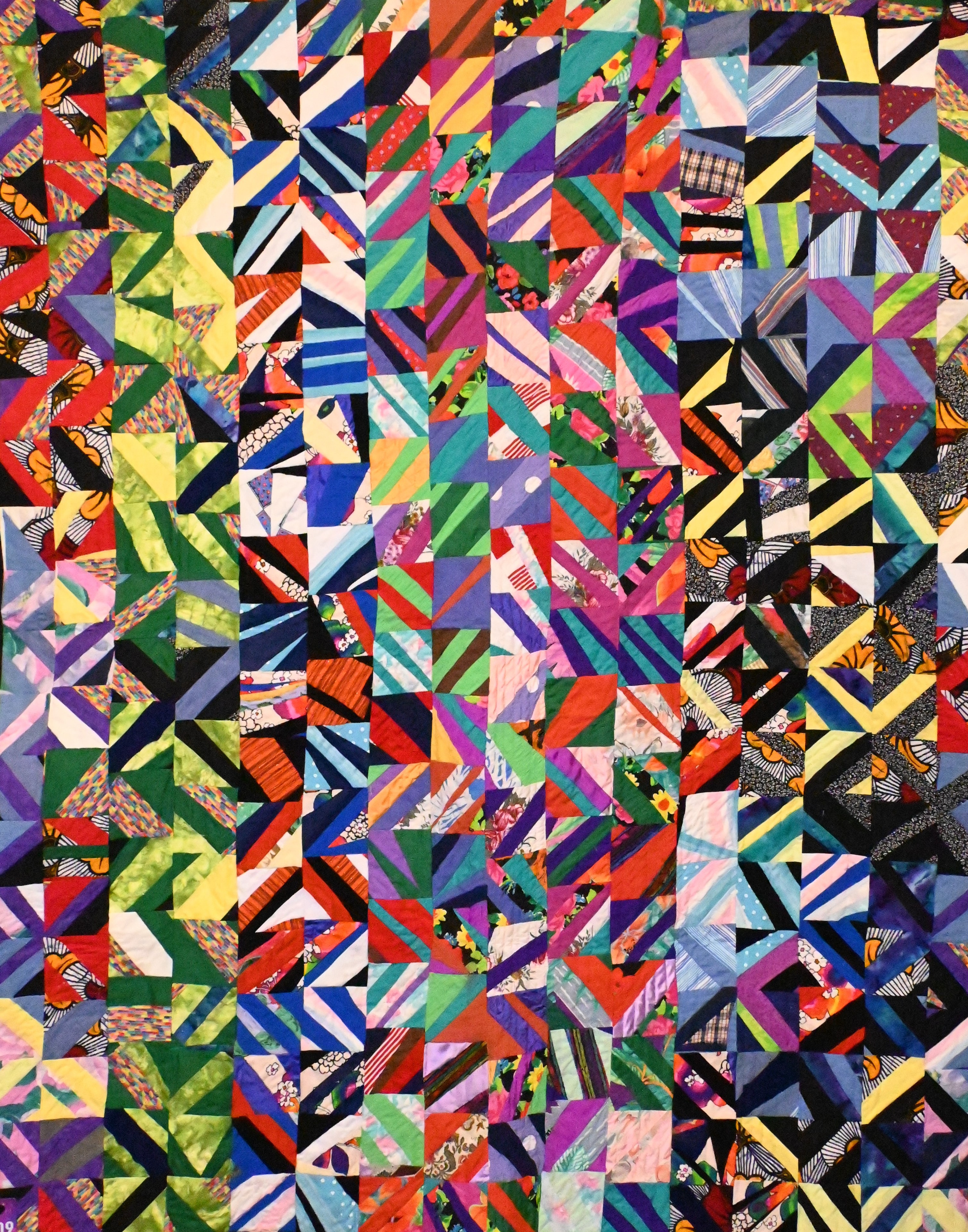 Improv Strip Quilt